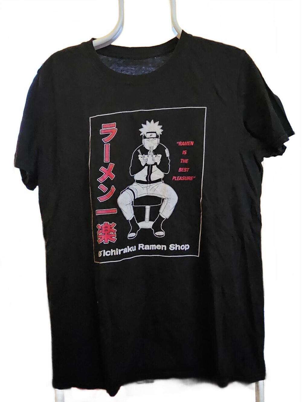 VTG 2002 Naruto T-Shirt Ichiraku Anime Ramen Soup - Mens no tag S/M - EUC